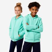 Kids' Zip-Up Sweatshirt - Mint Green image