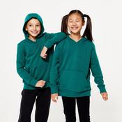 Kids' Cotton Hoodie - Pine Green image