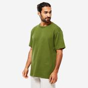 Men's Yoga Organic Cotton Short-Sleeved Waffle T-Shirt - Green image