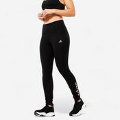 Women's Low-Impact Fitness Leggings - Black image