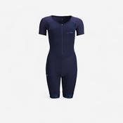WOMEN'S SHORT-SLEEVED SD TRIATHLON TRISUIT - NAVY 
