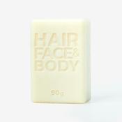 Solid care cleanser for the face, body and hair - 90 g