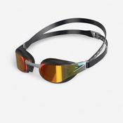 Swimming goggles SPEEDO FASTSKIN with gold mirrored lenses image