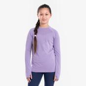KIPRUN SKINCARE Kids' Long-Sleeved Running T-shirt - Purple image