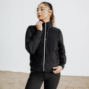 Women's Horse Riding Zipped Warm Sweatshirt 500 - Black