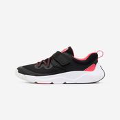 Kids' Rip-Tab &amp; Elastic Laces Shoes Playful Fast - Black &amp; Pink image