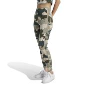 Women's 3 Stripe Print Leggings - Black/Camouflage image