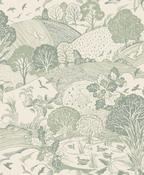 Arthouse Country Landscape Sage Wallpaper image