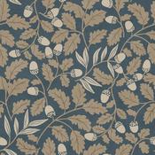 Arthouse Acorn Trail Navy Wallpaper image