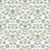 Arthouse Modern Floral Damask Blue/Green Wallpaper image