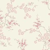 Laura Ashley Oriental Blossom Blush Wallpaper image