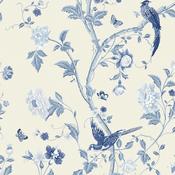 Laura Ashley Summer Palace Royal Blue Wallpaper image