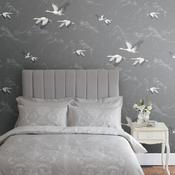 Laura Ashley Animalia Dark Steel Wallpaper image