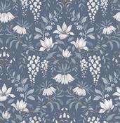 Laura Ashley Parterre Dusky Seaspray Wallpaper image