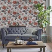 Laura Ashley Maryam Crimson Wallpaper image