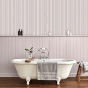 Laura Ashley Heacham Stripe Blush Wallpaper image