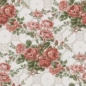 Laura Ashley Country Roses Old Rose Pink Wallpaper