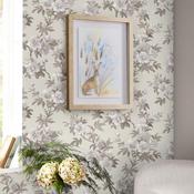 Laura Ashley Rosamund Natural Wallpaper image