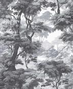 Graham &amp; Brown Bobart's Garden Monochrome Wallpaper image