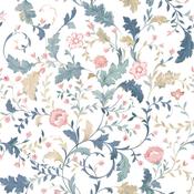 Laura Ashley Litton Dusky Seaspray Wallpaper image