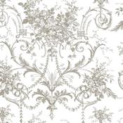 Laura Ashley Tuileries Dark Dove Grey Wallpaper image