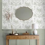 Laura Ashley Tuileries Sage Green Wallpaper image