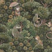 Graham &amp; Brown Treetop Troop Green Wallpaper image