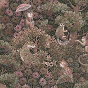 Graham &amp; Brown Treetop Troop Damson Wallpaper