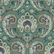 Graham &amp; Brown Paisley Tapestry Petrol Wallpaper image