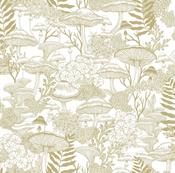 Graham &amp; Brown Fungi Folklore Crème Brûlée Wallpaper image