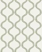 Graham &amp; Brown Laurel Leaf Trellis Willow Wallpaper image