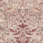 William Morris Strawberry Thief Sienna Wallpaper image