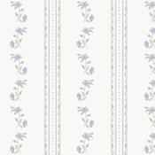 Cath Kidston Treasure Floral Powder Blue Wallpaper