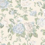 Cath Kidston Garden Rose Blue Wallpaper image
