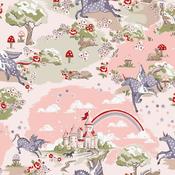 Cath Kidston Unicorn Pink Wallpaper image