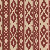 Joules Ikat Stripe Red Wallpaper image