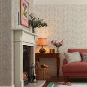 Joules Artisanal Ikat Cream Wallpaper image