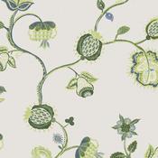 Joules Tree Of Life Floral Green Wallpaper image