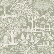 Belgravia Homegrown Green Wallpaper image