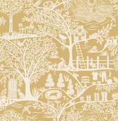 Belgravia Homegrown Yellow Wallpaper image