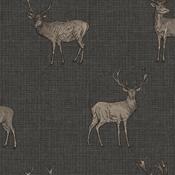 Arthouse Heritage Stag Charcoal/Copper Wallpaper