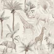 Arthouse Serengeti Animals Neutral Wallpaper