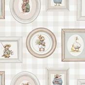 Muriva Sweet Dreams Sweet Critters Gallery Cream Wallpaper image