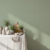 Arthouse Fabric Texture Sage Wallpaper image
