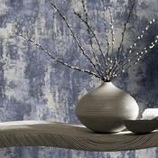 Arthouse Stone Textures Navy/Silver Wallpaper