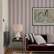 Graham &amp; Brown Whispering Fern Divine Damson Wallpaper image