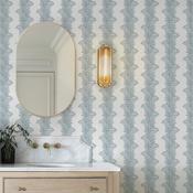 Graham &amp; Brown Whispering Fern Navy Wallpaper image