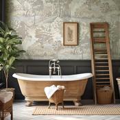 Woodchip &amp; Magnolia Enchanted Gardens Winter White Wallpaper