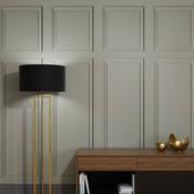 Art for the Home Stately Panel Grey Mural