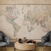 Art for the Home The Archivist Map Mural